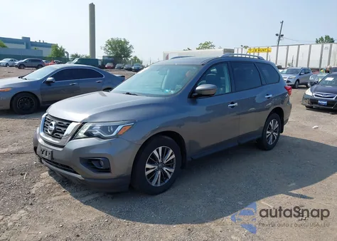 2017 Nissan Pathfinder Sl z USA, uszkodzony, nr VIN 5N1DR2MM6HC913013